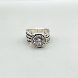 Bili Israel Bezel Set Cubic Zirconia Ring